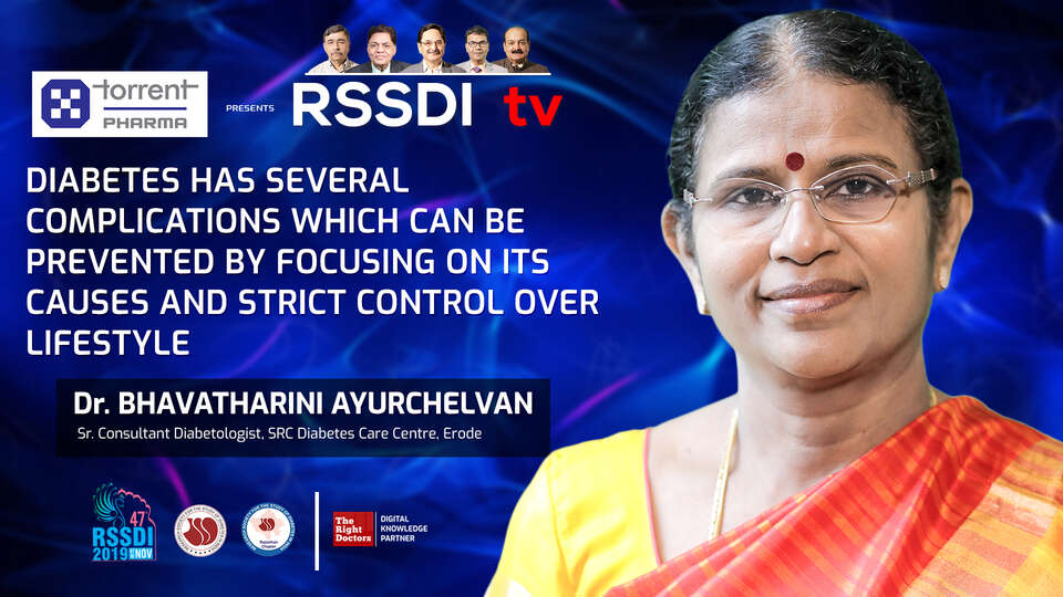 Dr. Bhavatharini Aruyerchelvan on Diabetes is a disease which has severe complications like cardiac arrest, stroke and its incidence is increasing significantly in our country and needs to be dealt with by grabbing it by its roots