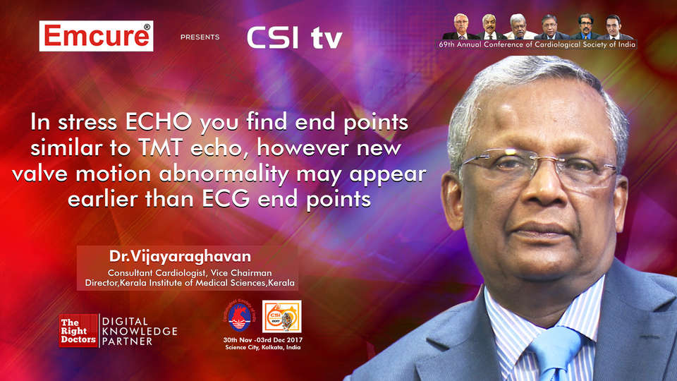 Dr.Vijayaraghavan participating in csi-2017, sharing insights in Consultant Cardiology