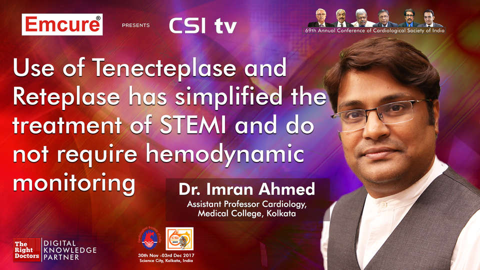 Dr. Imran Ahmed participating in csi-2017, sharing insights in Assistant Professor - Cardiology,  Medical College, Kolkata