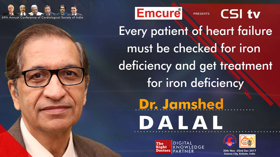 Dr.Jamshed Dalal participating in csi-2017, sharing insights in cardiologist