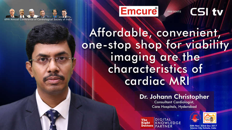 Dr. Johann Christopher participating in csi-2017, sharing insights in Cardiologist
