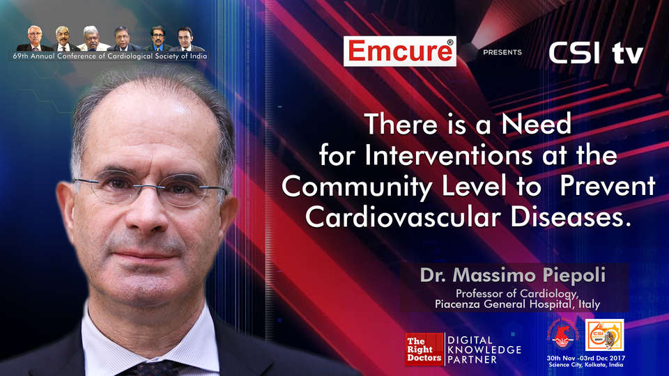 Dr.Massimo Piepoli participating in csi-2017, sharing insights in Cardiologist