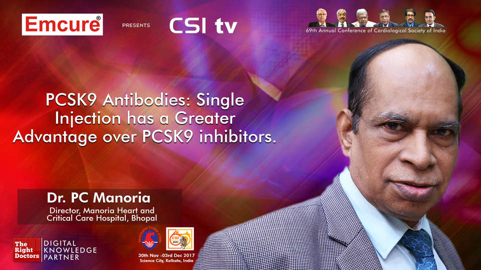 Dr. PC Manoria participating in csi-2017, sharing insights in Senior Interventional Cardiologist