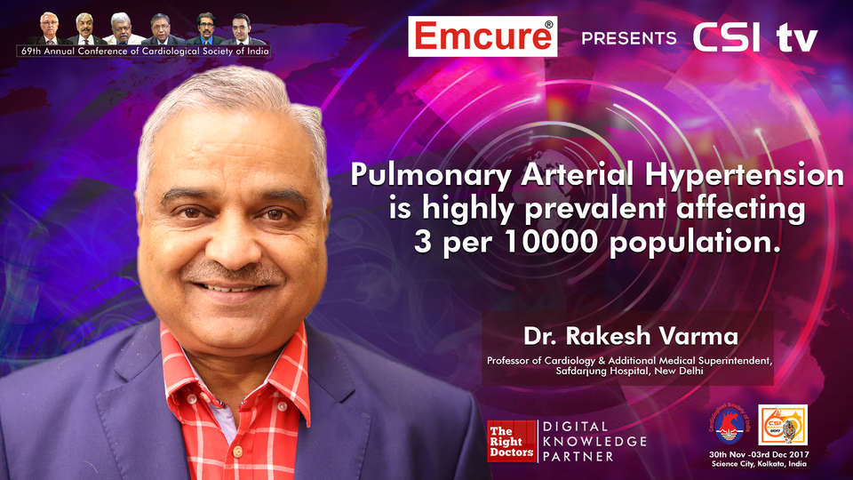 Dr. Rakesh Varma participating in csi-2017, sharing insights in Professor of Cardiology & Additional Medical Superintendent