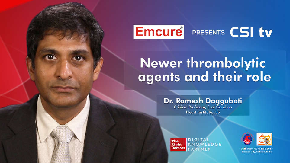 Dr. Ramesh Daggubati participating in csi-2017, sharing insights in Cardiologist