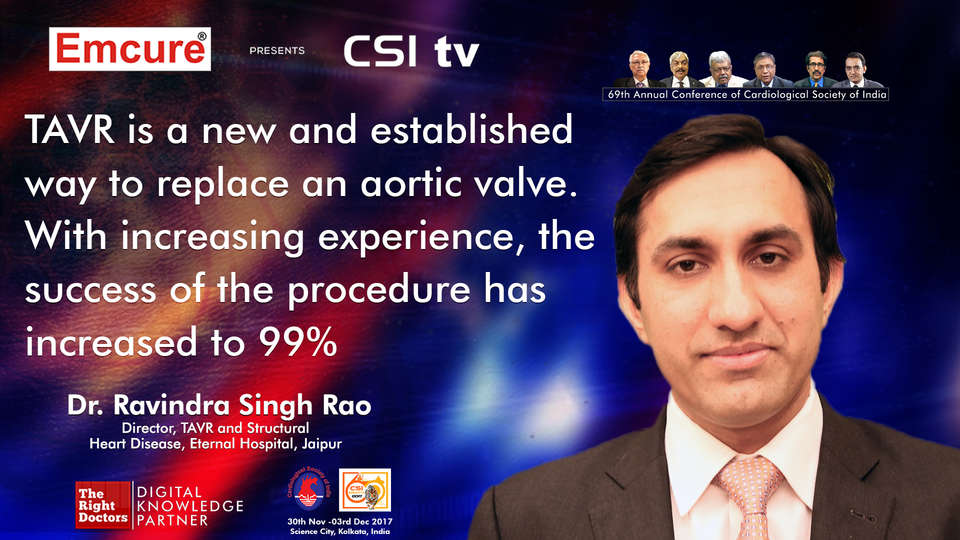 Dr. Ravinder Singh Rao participating in csi-2017, sharing insights in Cardiologist