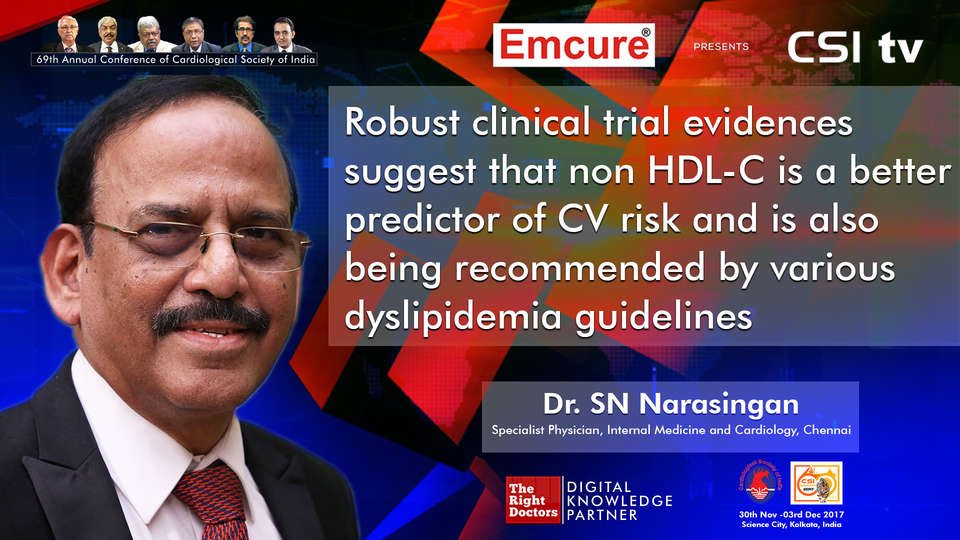 Dr. SN Narasingan participating in csi-2017, sharing insights in Specialist Physician