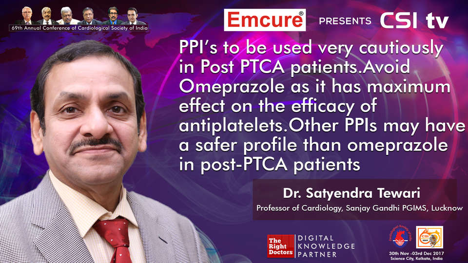 Dr. Satyendra Tewari participating in csi-2017, sharing insights in Cardiologist