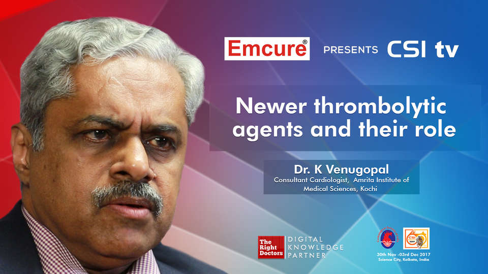 Dr K Venugopal participating in csi-2017, sharing insights in Cardiologist