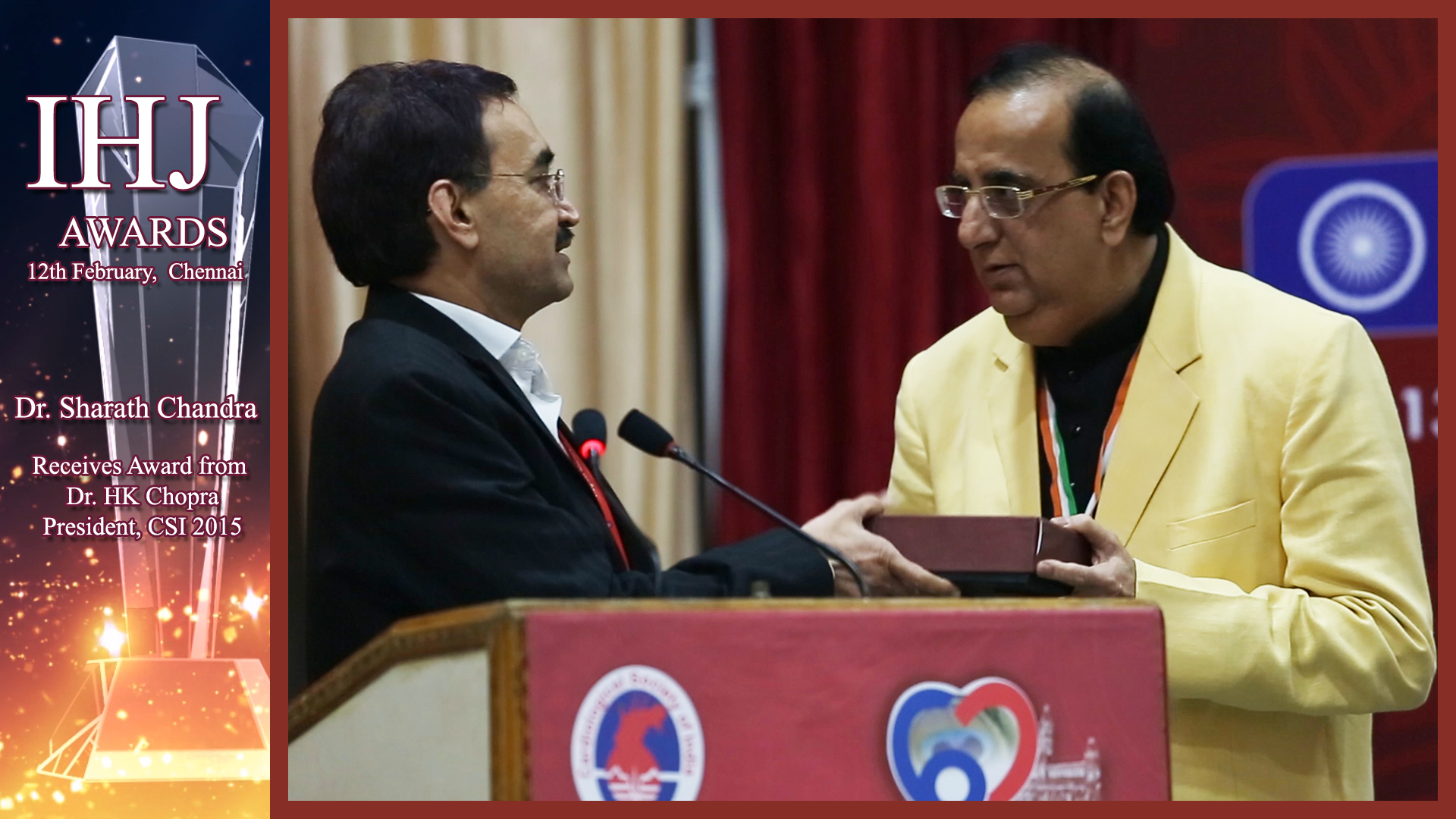 Indian Heart Journal Chennai Feb 2016 Group Photo — a crucial reminder from Dr. Sharath Chandra.