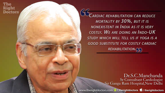 Important: Yoga can be a good substitute for cardiac rehabilitation