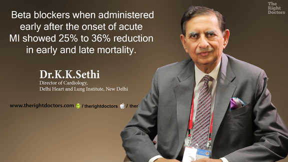Important: Blockers used after onset of acute mi show reduction in mortality