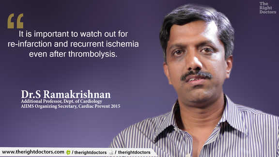 Watch out for reinfarction and recurrent ischemia even after thrombolysis — clinicians should take note.