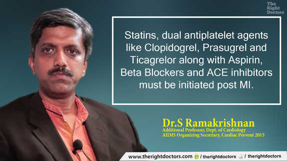 Dr. S Ramakrishnan: "Drugs for post mi patients"