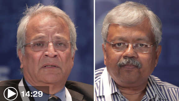 Dr. HK Chopra with Dr. Santanu Guha and Dr. Venkat S Ram