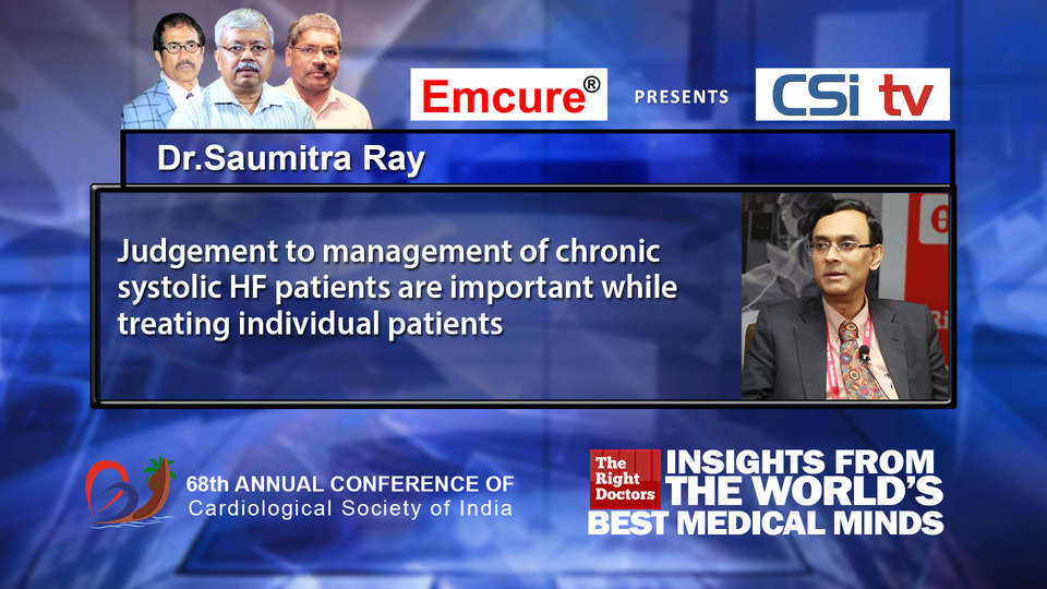 Dr.Saumitra Ray participating in csikochi-2016, sharing insights in Professor and Senior Interventional Cardiologist