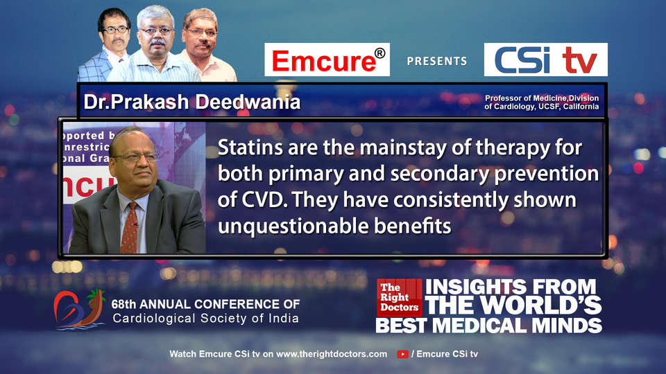 Dr.Prakash Deedwania participating in csikochi-2016, sharing insights in Professor of Medicine