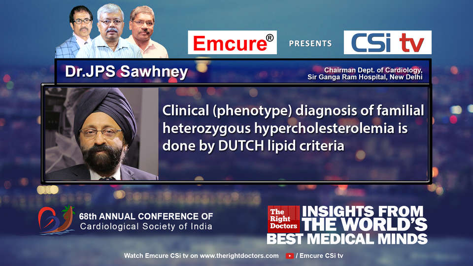 Dr. JPS Sawhney participating in csikochi-2016, sharing insights in Chief of Clinical & Preventive Cardiology