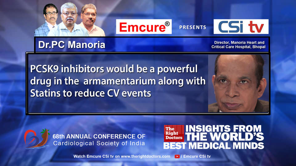 Dr. PC Manoria participating in csikochi-2016, sharing insights in Senior Interventional Cardiologist