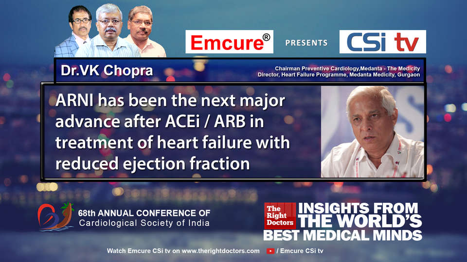 Dr.VK Chopra participating in csikochi-2016, sharing insights in Director, Heart Failure Programme