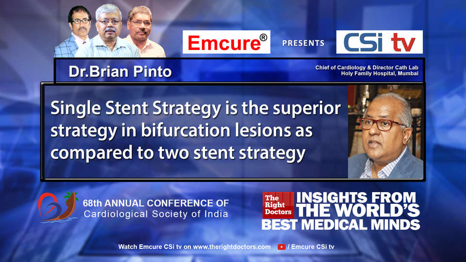 Dr. Brian Pinto participating in csikochi-2016, sharing insights in Chief of Cardiology