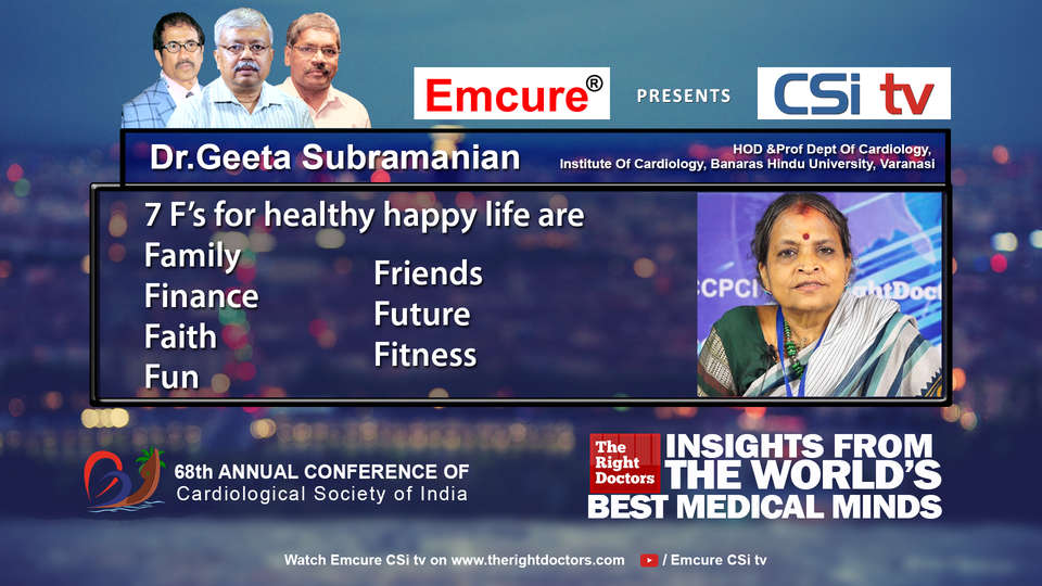 Dr.Geeta Subramanian participating in csikochi-2016, sharing insights in Prof.and HOD - Cardiology
