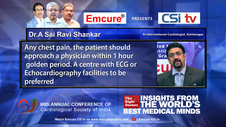 Dr.A Sai Ravi Shankar participating in csikochi-2016, sharing insights in Interventional Cardiologist