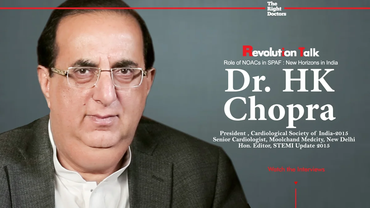 "Dr. HK Chopra President , Cardiological Society of India-2015 Senior Cardiologist, Moolchand Medcity, New Delhi Hon. Editor, STEMI Update 2015