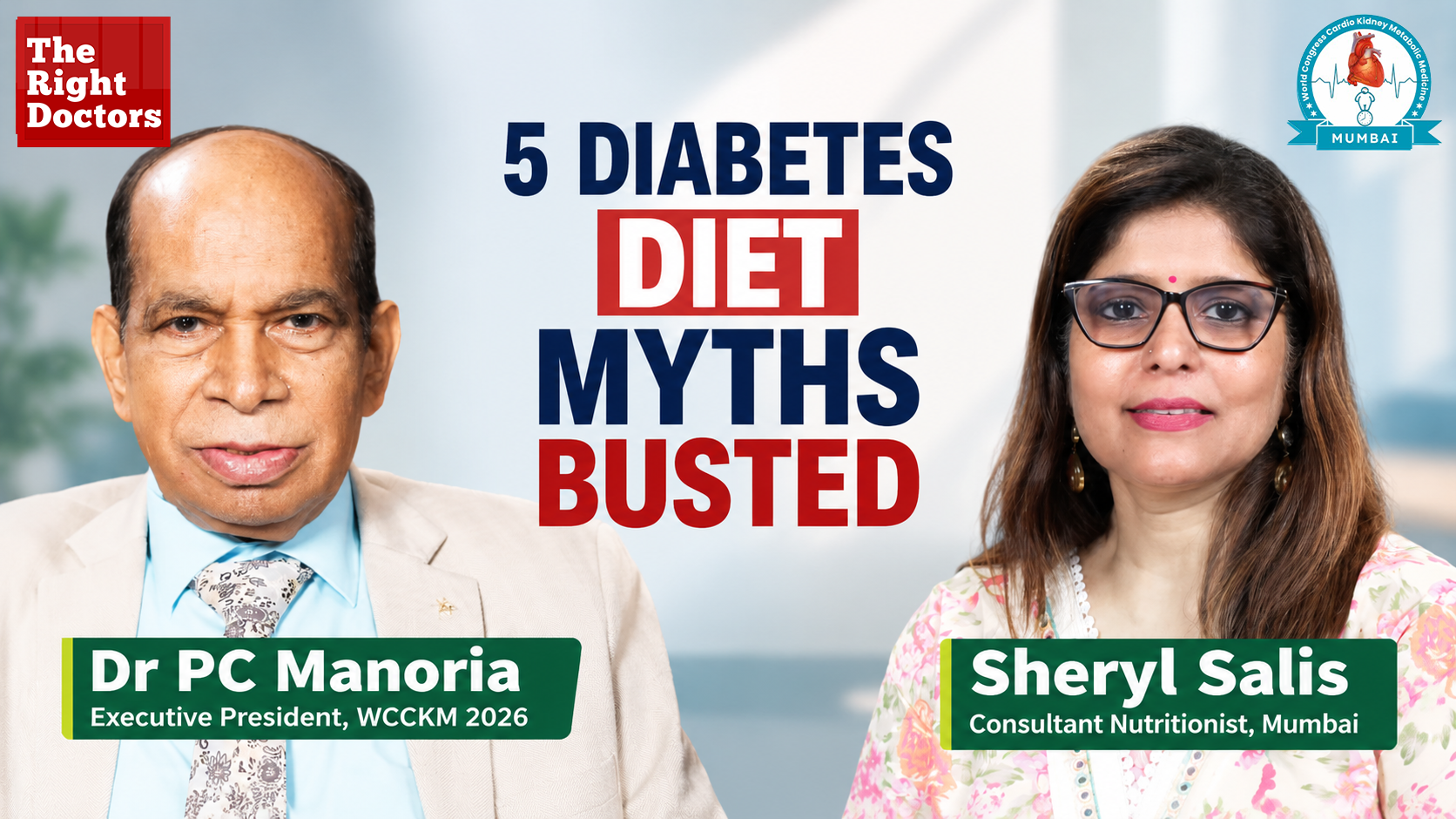 Dr Sheryl Salish in conversation with Dr P C Manoria on Navigating Carb Substitutes for Better Metabolic Health